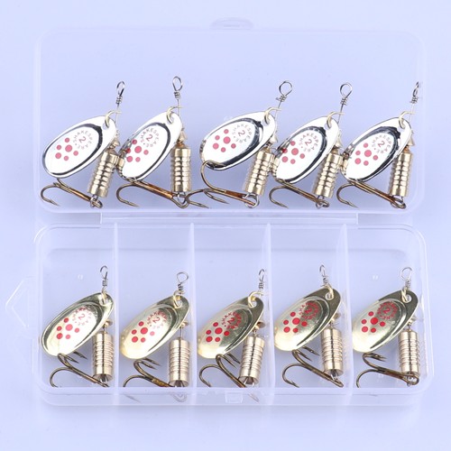 10pcs spinner fishing - 10pcs,